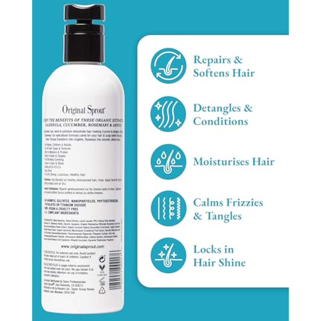 Original Sprout Deep Conditioner | Moisturizing Botanical Hair Care 946ml