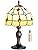 Jolof Store Stained Glass Table Lamp – Vintage Antique Bedside Light