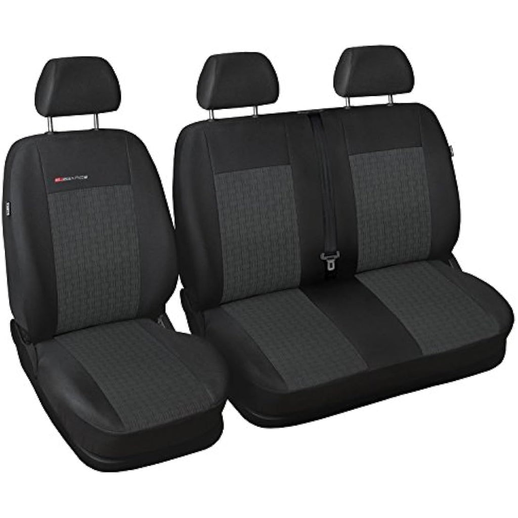 DKMOTO Tailored Van Seat Covers for Vivaro, Primastar, Trafic 2001-2014