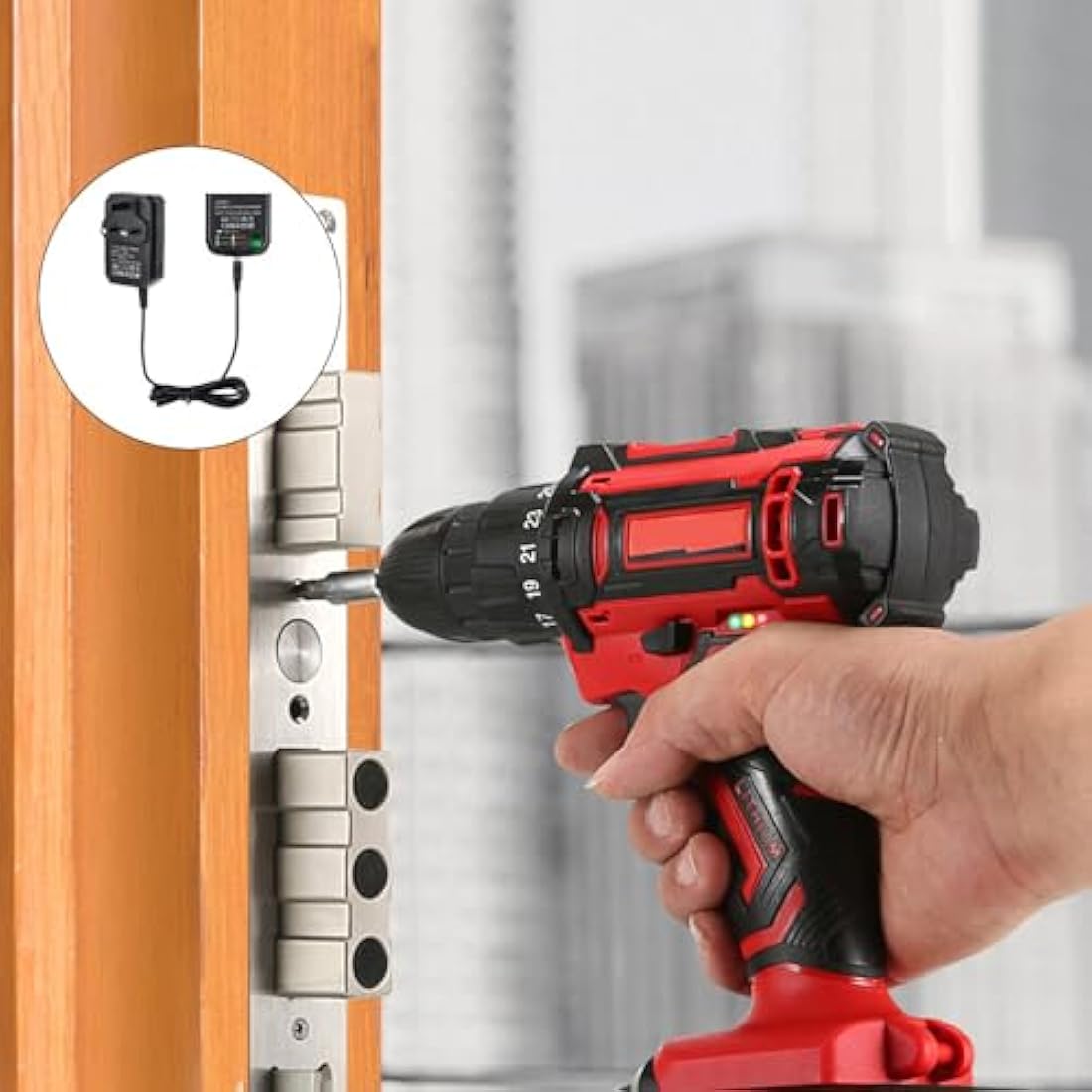 CJBIN 18V Lithium-Ion Battery Charger for Black & Decker | UK Plug