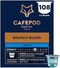 CafePod Decaf Espresso Pods – Nespresso Compatible – 108 Capsules