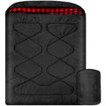 Mcota Double Sleeping Bag | Cotton Flannel Queen Size for Winter Camping