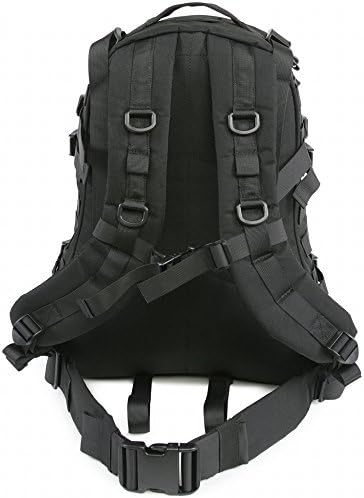 Highland Tactical Men's Stealth Heavy Duty Tactical Backpack | One Size