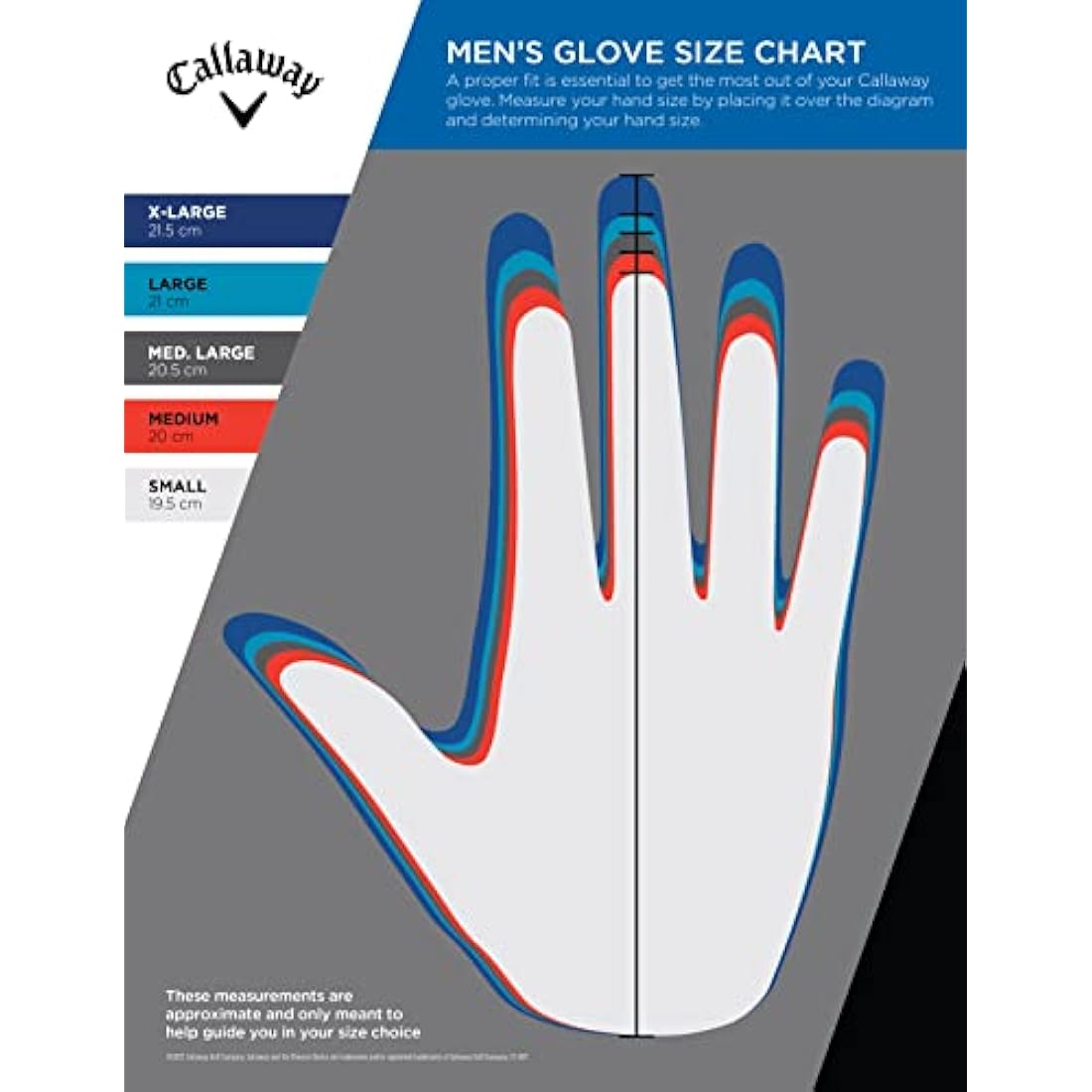 Callaway Weather Spann 2023 Golf Glove – Durable FUSETECH Leather