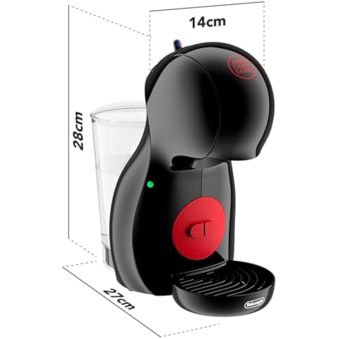 NESCAFÉ Dolce Gusto Piccolo XS Pod Coffee Machine by De’Longhi - Black