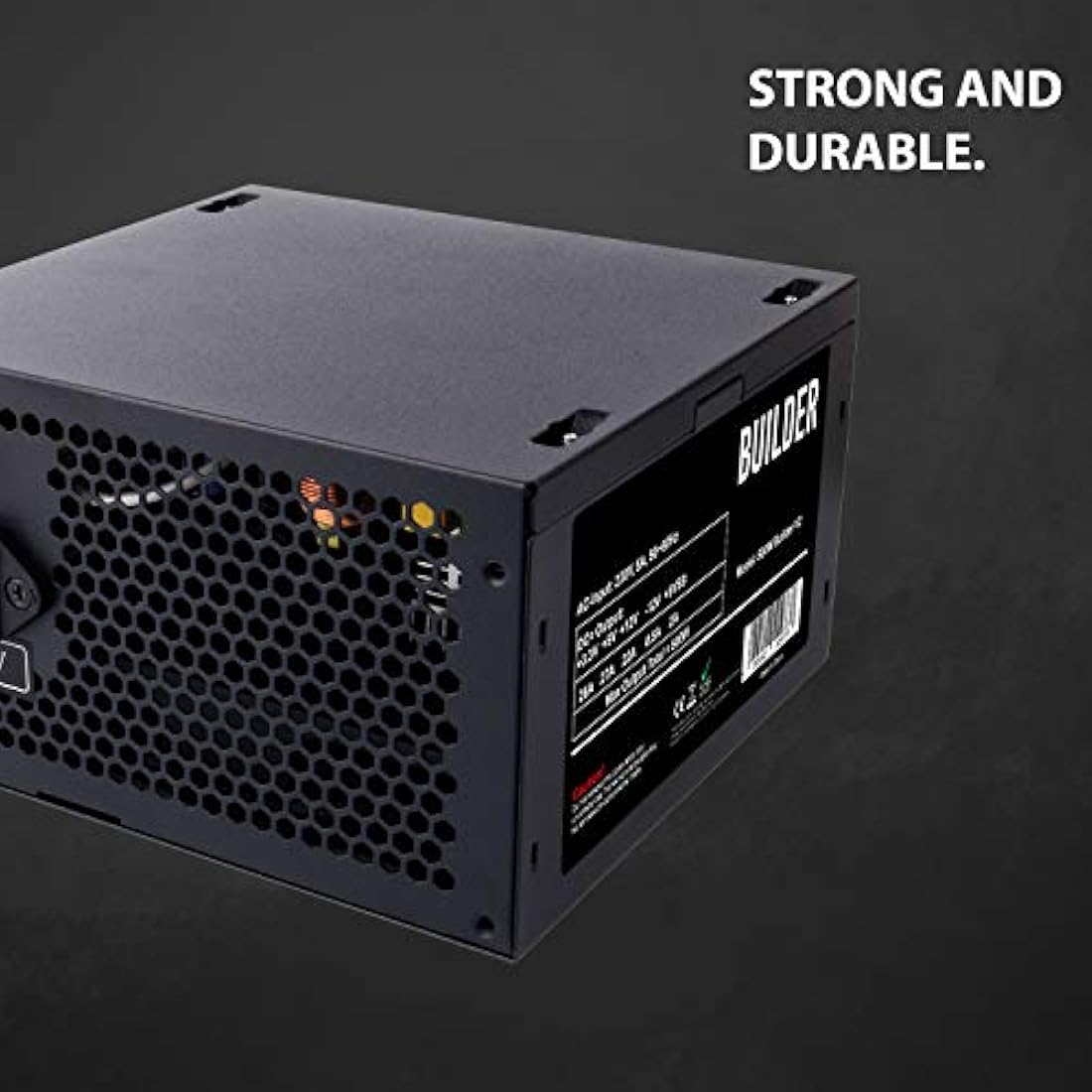CiT Builder 500W ATX Power Supply | 12cm Cooling Fan | Non-Modular