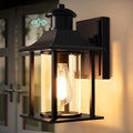Lamomo Motion Sensor Outdoor Wall Light | Dusk to Dawn Security Lantern