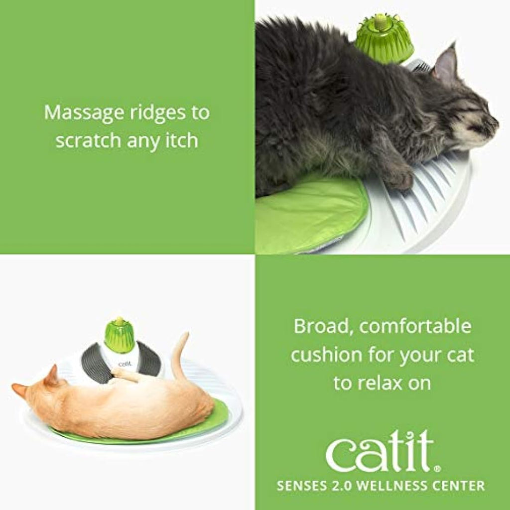 Catit Senses Wellness Centre – Cat Massager with Catnip & Gum Stimulator
