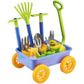 Jolof Store Kids Gardening Wagon & Beach Toy Set - 16-Piece Outdoor Play Kit