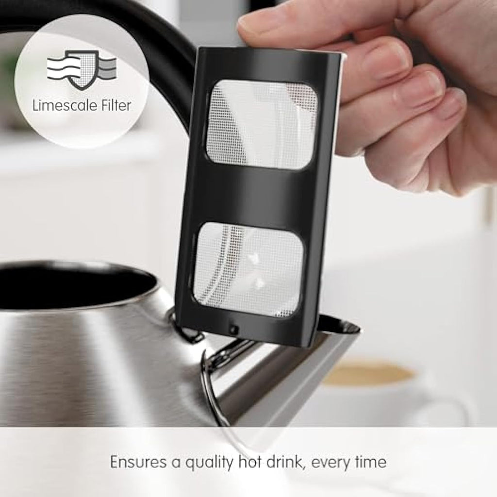 Morphy Richards Venture Pyramid Kettle | 1.5L Rapid Boil Stainless Steel
