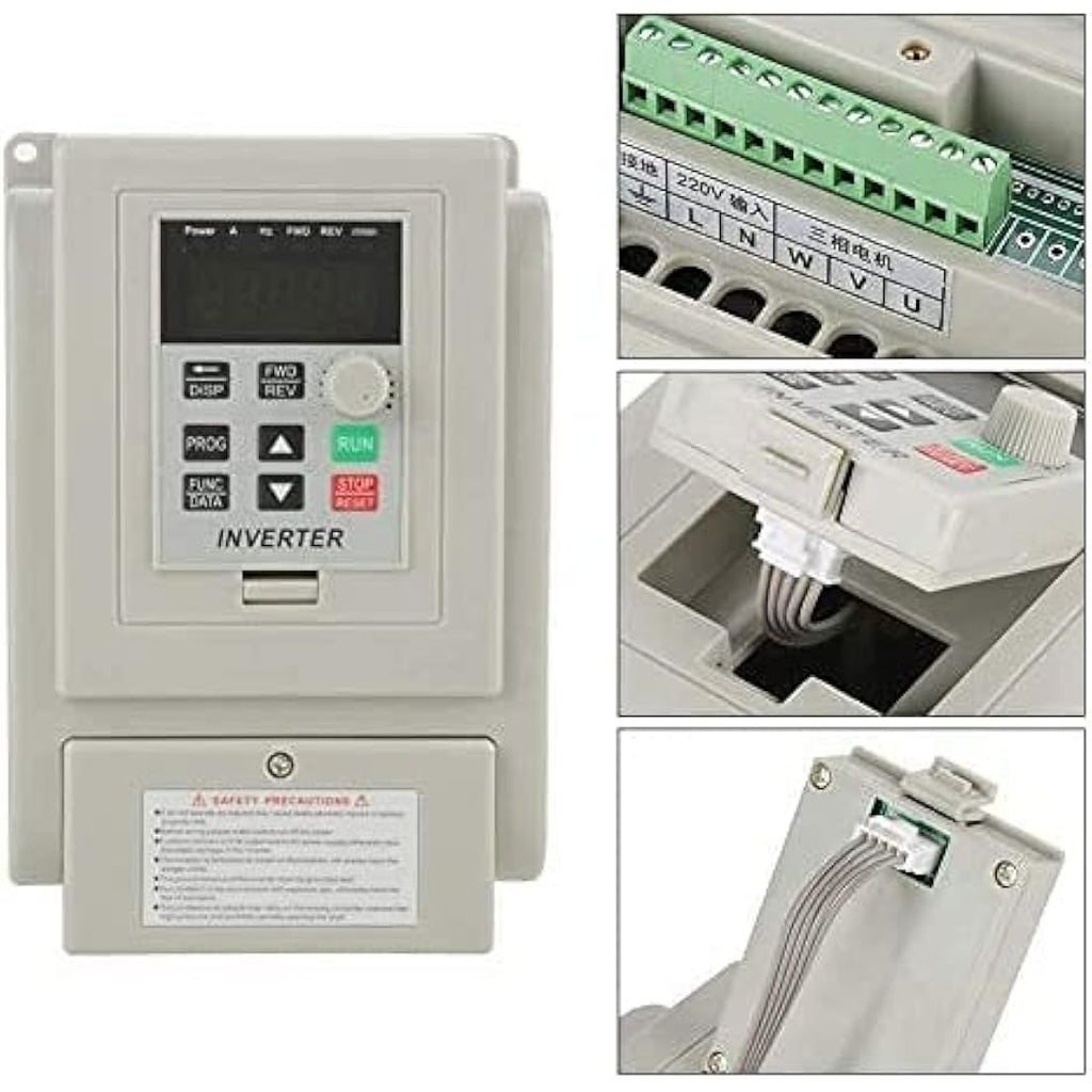 Jadeshay 2.2KW VFD | 220V Single-Phase to 3-Phase Motor Speed Controller