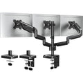 ELIVED Triple Monitor Arm – Gas Spring Desk Mount for 13-27 Inch Screens