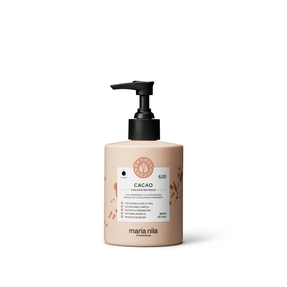 Maria Nila Colour Refresh Cacao - Brown Hair Mask & Semi-Permanent Pigments