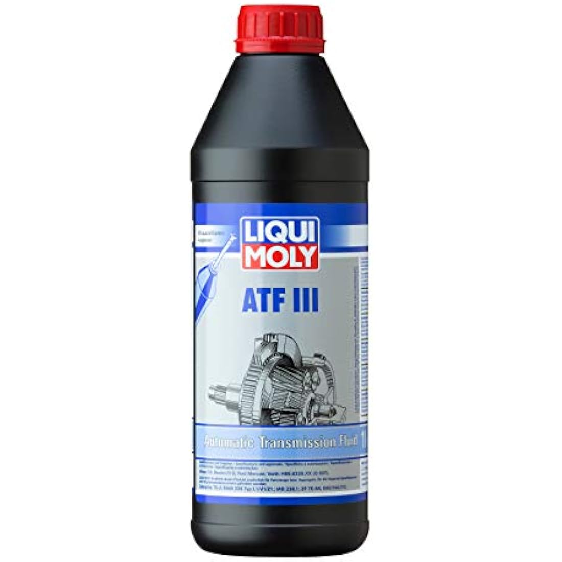 Liqui Moly ATF III Gear and Hydraulic Oil - 1 Liter Transmission Fluid