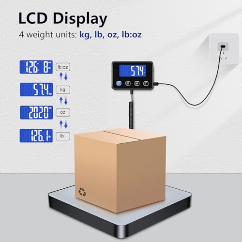 Letron Postal Scale | 440lbs High Precision Digital Shipping Scale