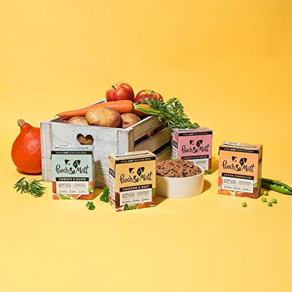 Pooch & Mutt Grain-Free Wet Dog Food Variety Pack - 12 x 375g Cartons