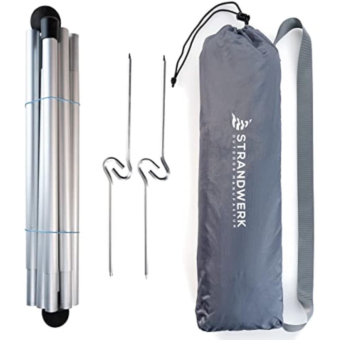 Lycra Beach Tent – Portable Sun Shelter with Sand Anchors