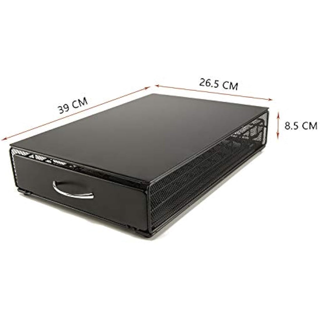 HiveNets Nespresso Vertuoline Capsule Drawer – 40 Pod Metal Storage