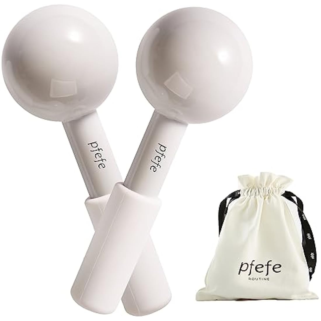 Pfefe Stainless Steel Ice Globes – Cryo Sticks for Face and Eyes