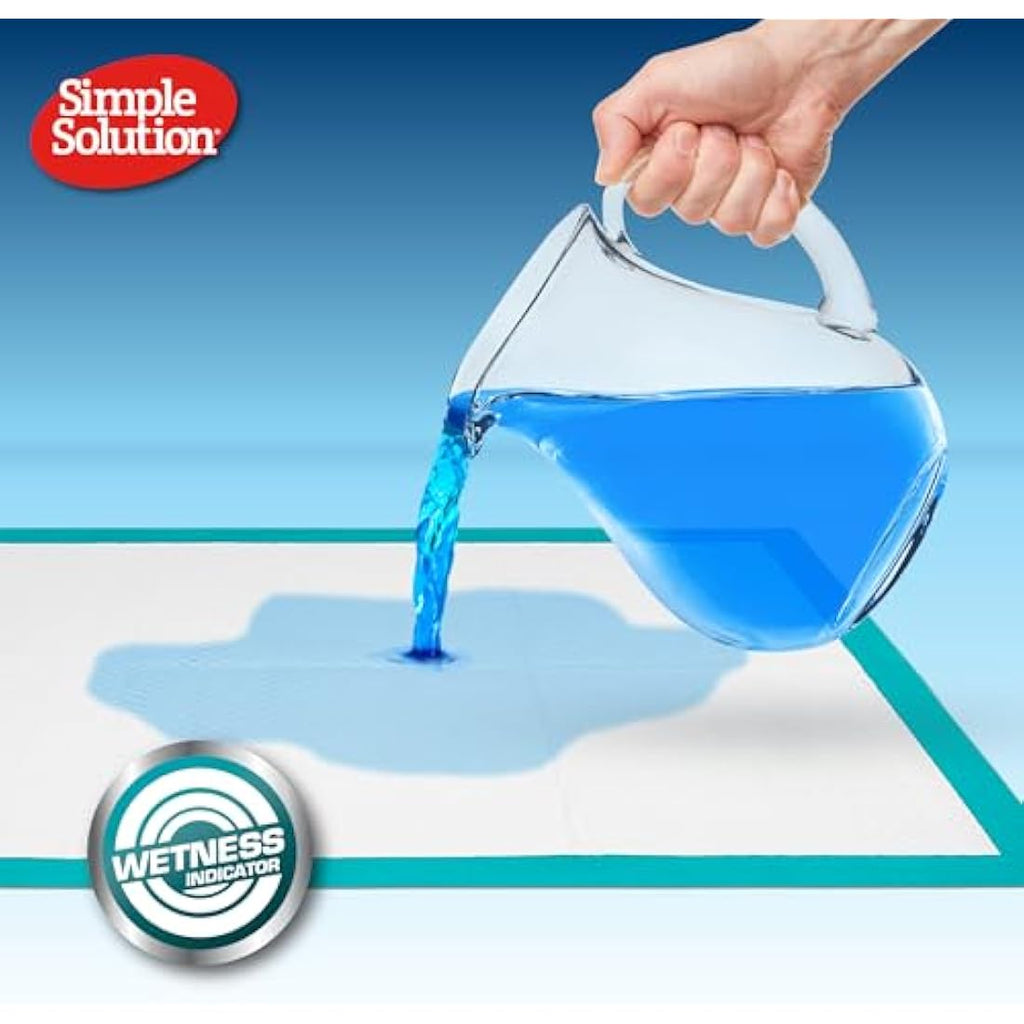 Simple Solution Premium Puppy Training Pads – 6-Layer Leak-Proof (14 Pack)