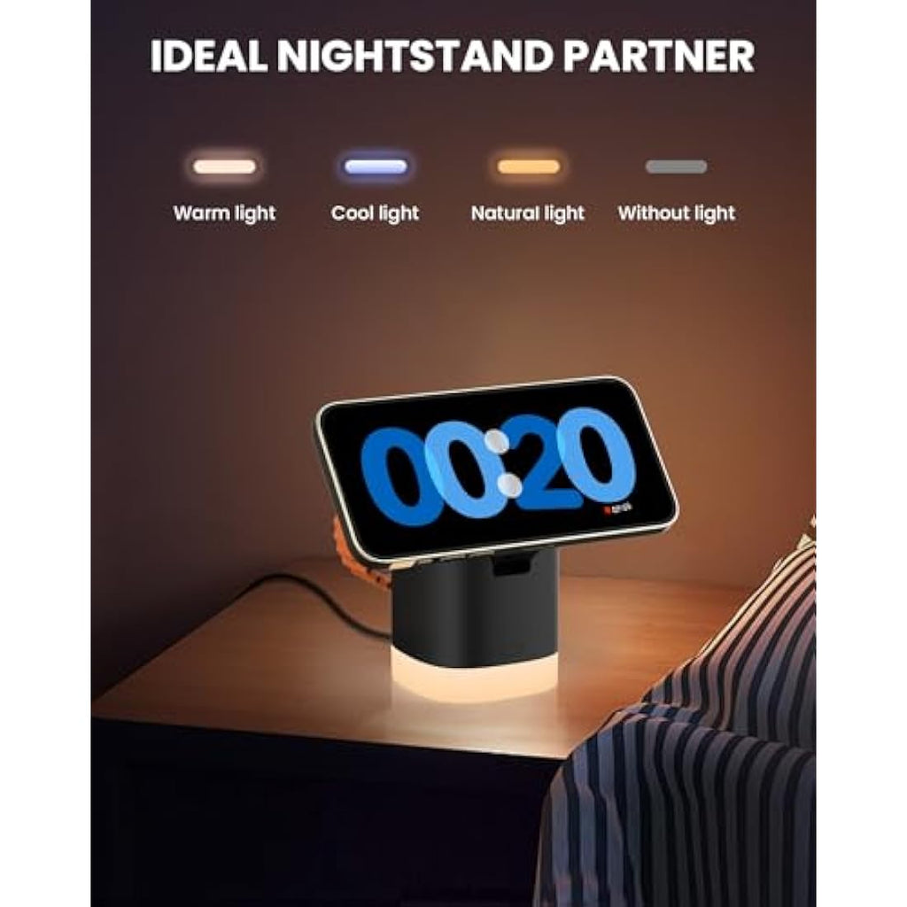JoyGeek 3-in-1 Magnetic Wireless Charging Station for iPhone & Apple Watch