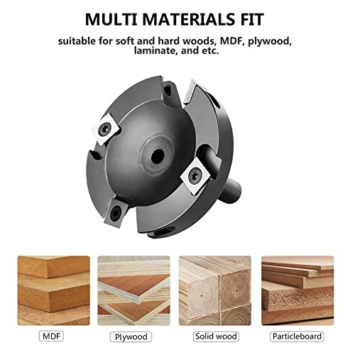 SpeTool Spoilboard Surfacing Router Bit | 1/2" Shank 3" CNC Flattening