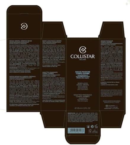 Collistar Self Tanning Legs Magic Drops – Sunless Bronzer, 125 ml