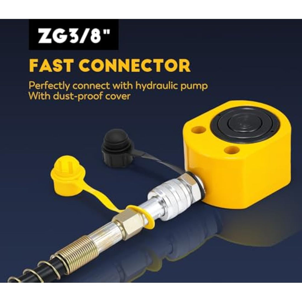 CGOLDENWALL 20T Hydraulic Cylinder Ram – 30mm Stroke Industrial Jack