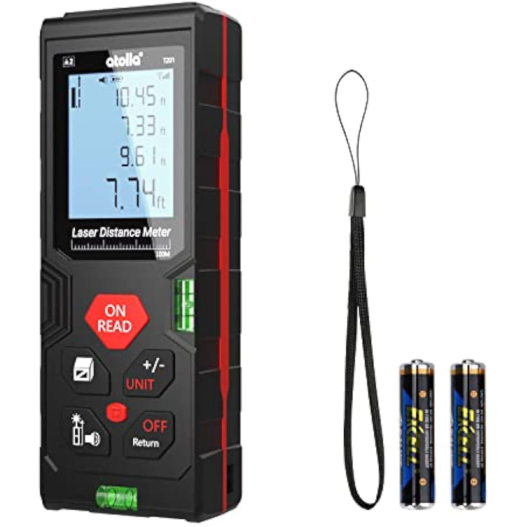 Atolla Laser Measure 100m | Digital Distance Meter with LCD Backlit