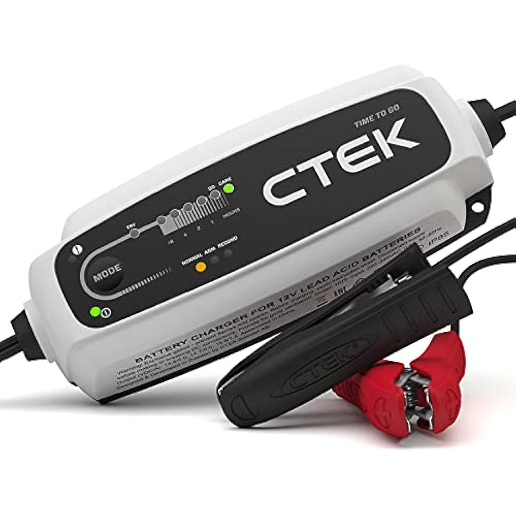 CTEK CT5 Time to Go Battery Charger | 12V 5A Smart Maintenance Device
