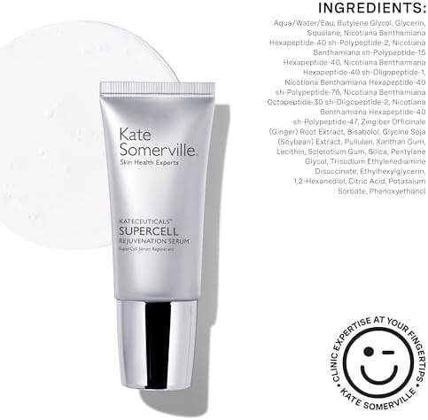 Kate Somerville SuperCell Rejuvenation Serum – Vegan Stem Cell & Peptides