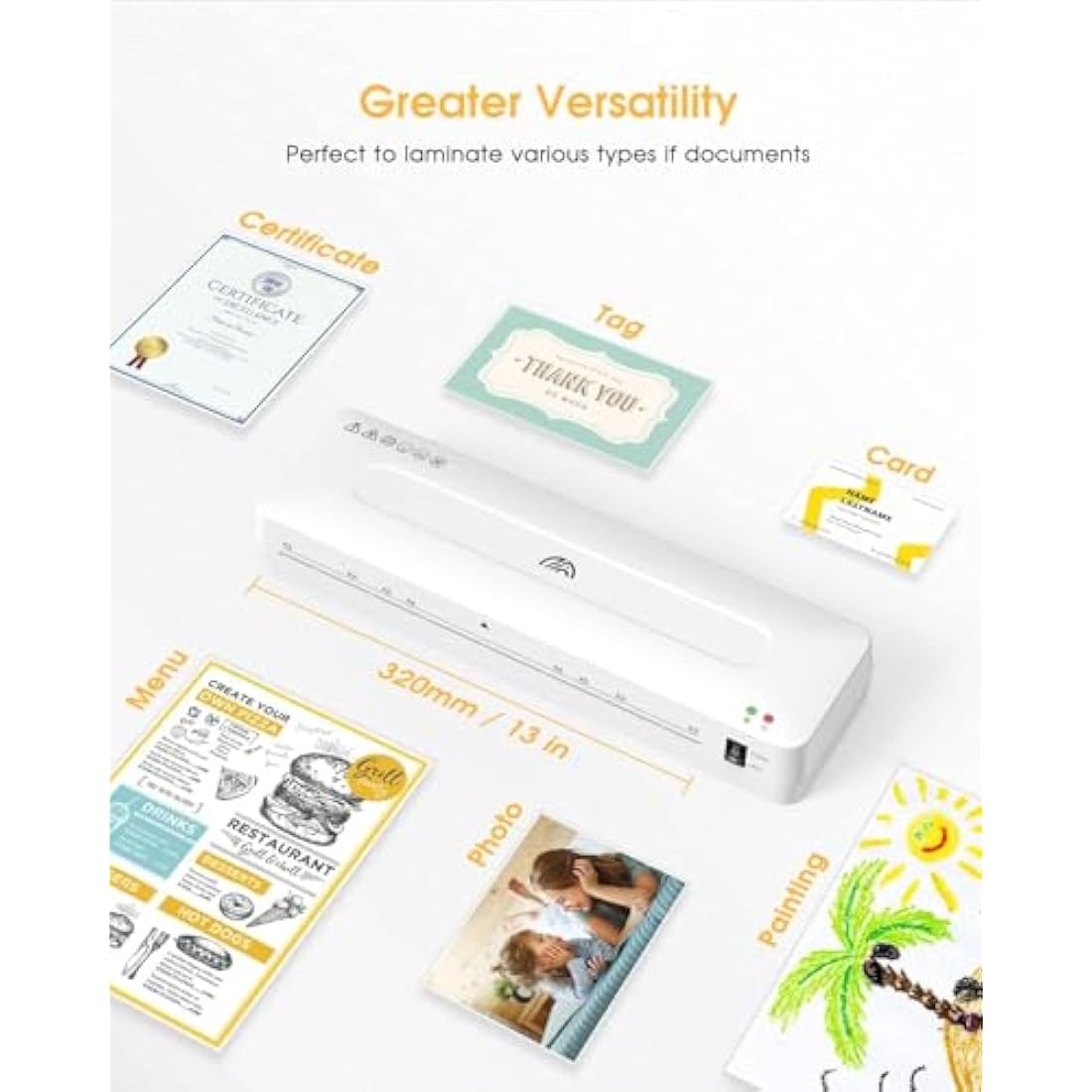 Jolof Store A3 Laminator Machine – Thermal & Cold Kit with Paper Trimmer