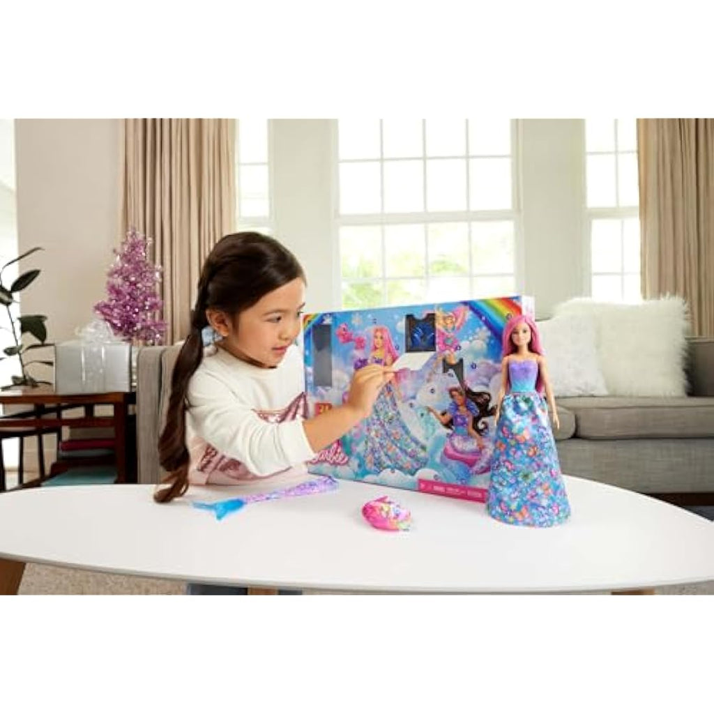 Barbie Advent Calendar with Fashion Doll & 24 Surprise Accessories