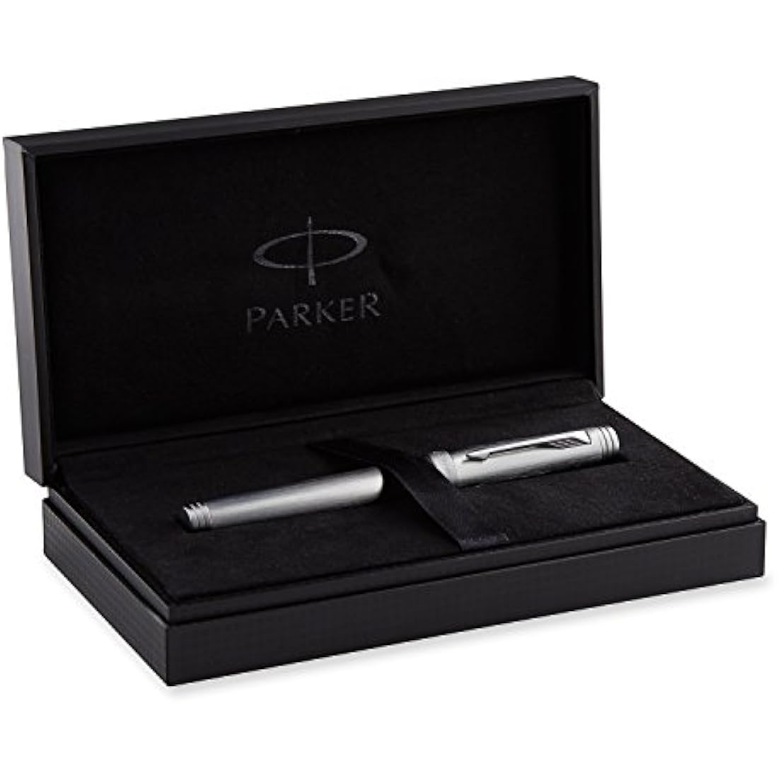 Parker Premier Titanium Rollerball Pen | Luxury Brushed Finish Gift Box