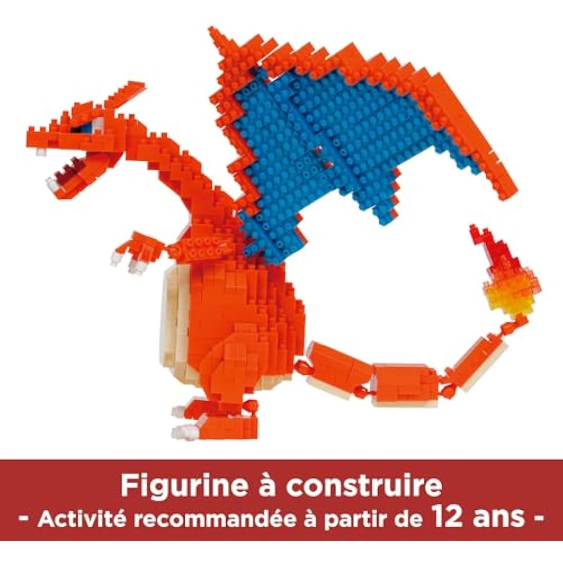 Nanoblock Pokémon Charizard Deluxe Edition Building Kit - 770 Pieces