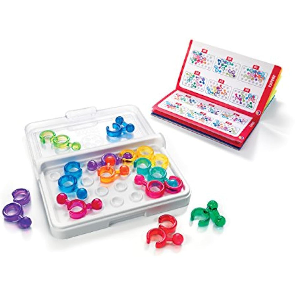 SmartGames IQ Link Logic Puzzle – Portable Brain Teaser with 120 Challenges