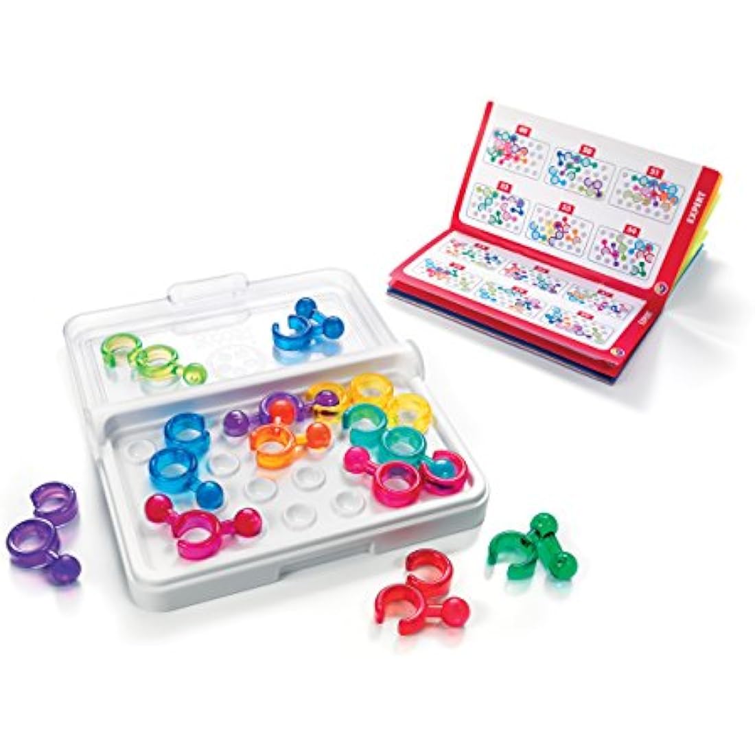 SmartGames IQ Link Logic Puzzle – Portable Brain Teaser with 120 Challenges