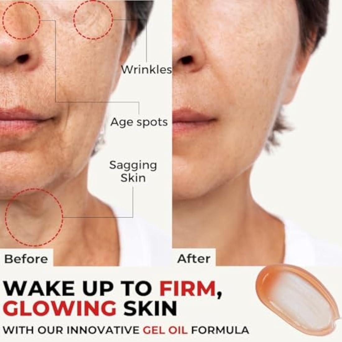 Karmic Skin Anti-Ageing Night Cream | Firming Vitamin C & E Face Gelly