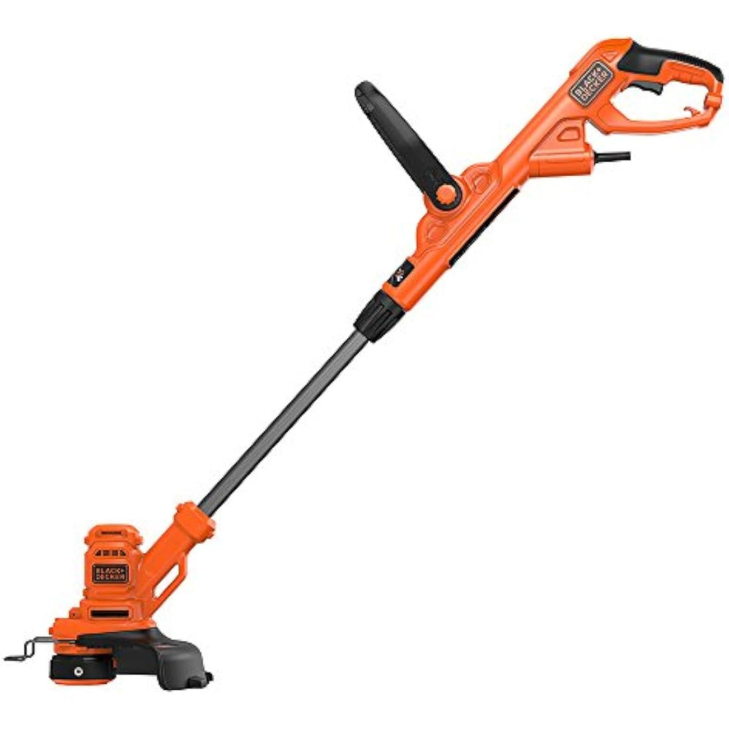 BLACK+DECKER Electric Strimmer – 450W Corded Grass Trimmer, 25cm
