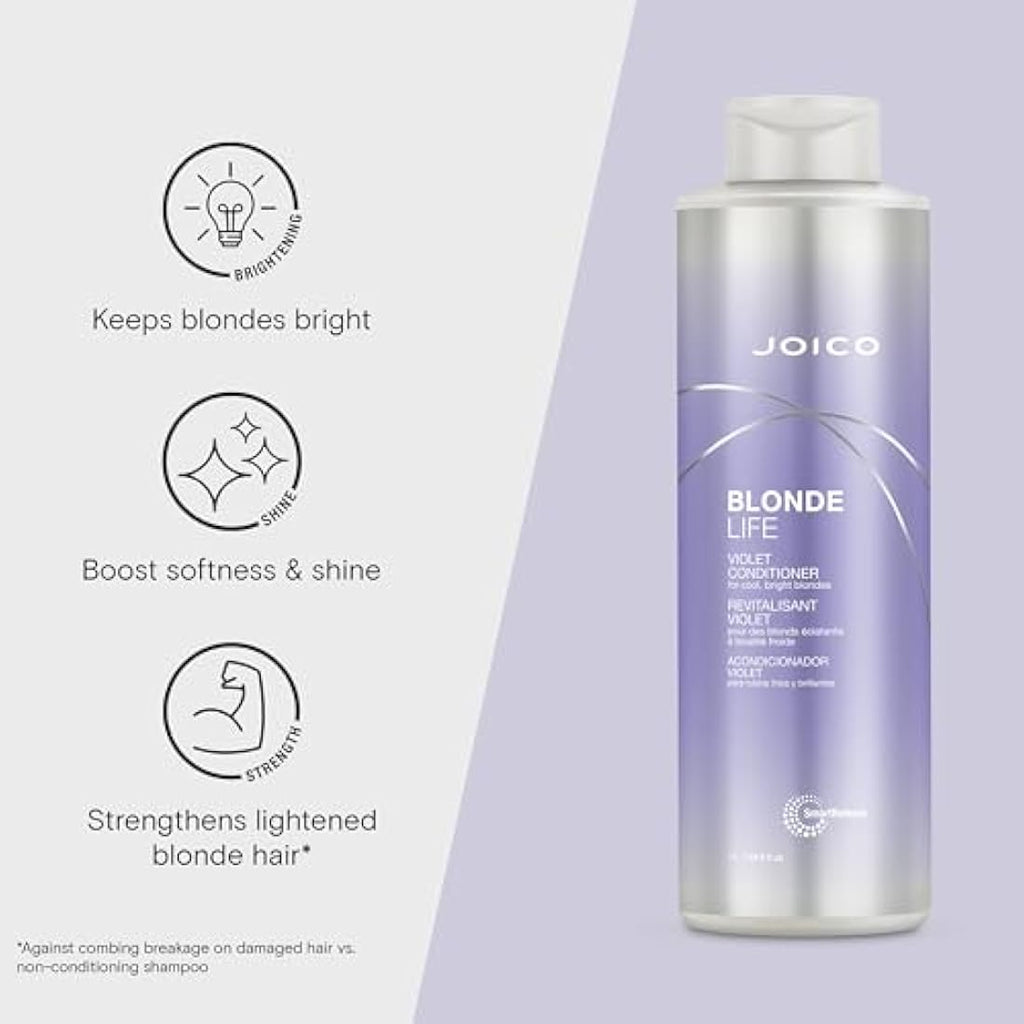Joico Blonde Life Violet Conditioner | Toning & Hydrating - 1000ml