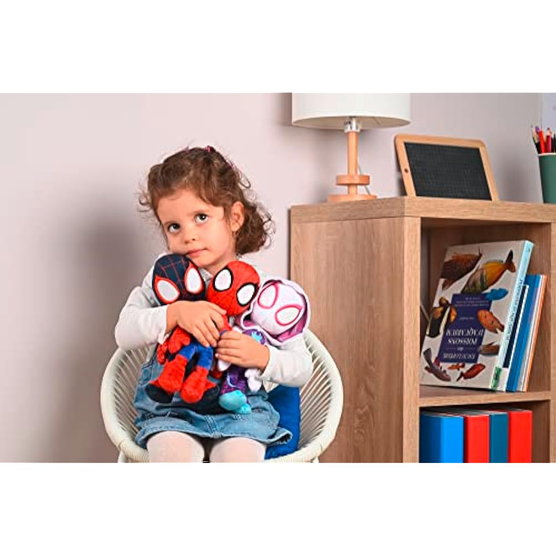 Disney Ghost Spider Plush Toy – 25cm Glow in the Dark Action Figure