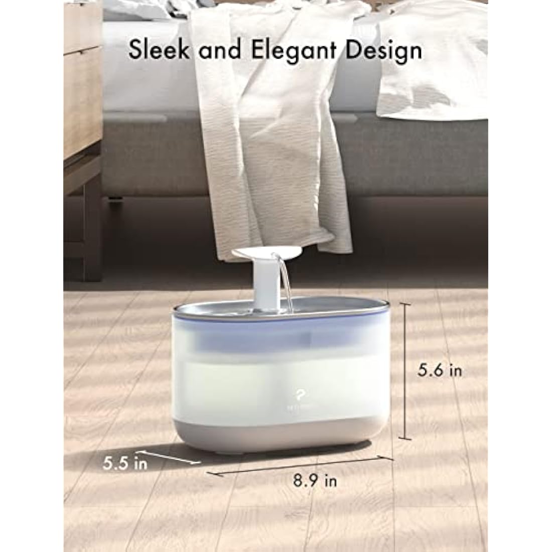 PETLIBRO 2.1L Cat Water Fountain – Ultra Quiet Stainless Steel Dispenser