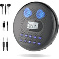 ARAFUNA Portable CD Player with Dual Speakers | Rechargeable Car CD Player