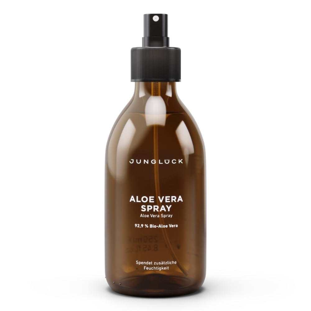 JUNGLÜCK Organic Aloe Vera Spray | Cooling Facial Toner for Skin & Hair
