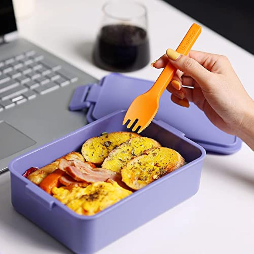 Linoroso Bento Lunch Box - 3 Compartment 2226ml Leak-Proof - Veri Peri