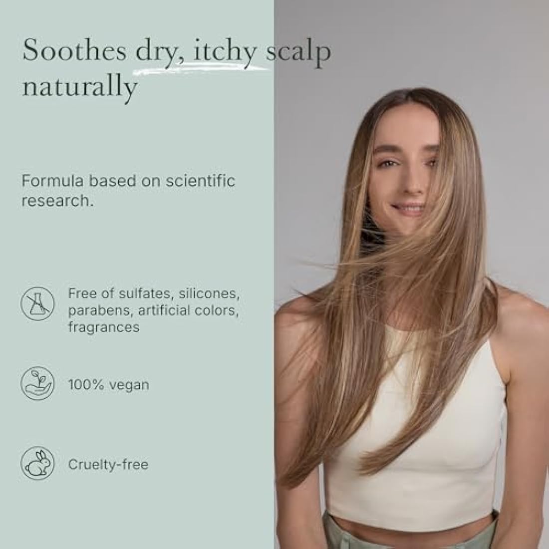 Good&All Tea Tree Shampoo and Conditioner Set for Dry Itchy Scalp