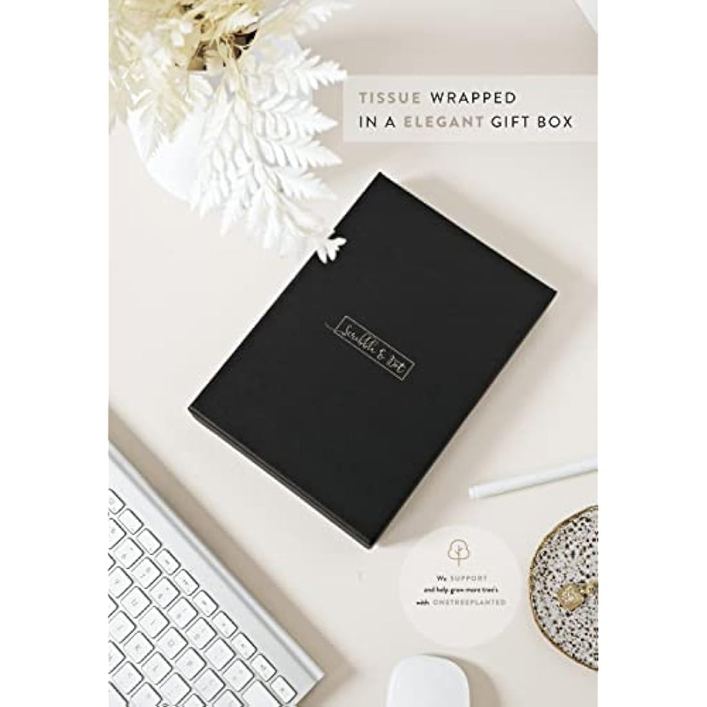 Scribble & Dot A5 Undated Weekly Planner - Croc Hardcover Notebook