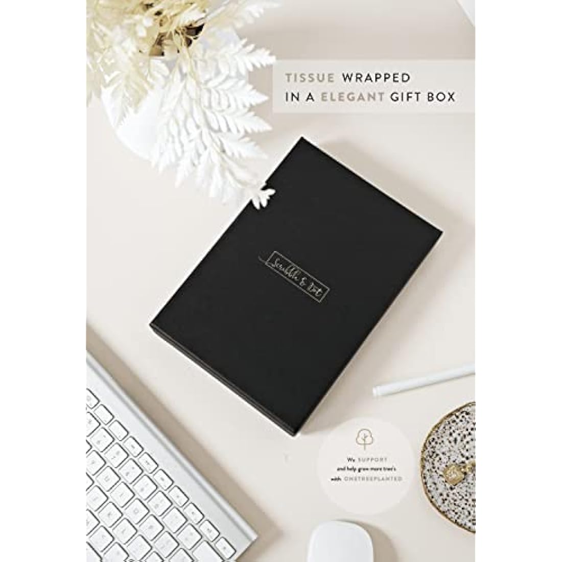 Scribble & Dot A5 Undated Weekly Planner - Croc Hardcover Notebook