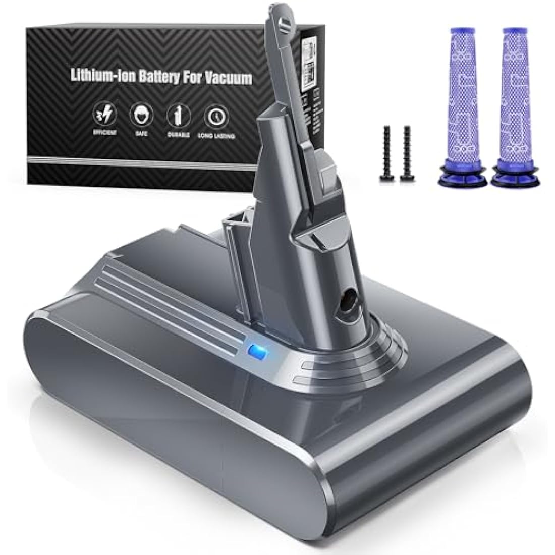 Keenstone 4600mAh Replacement Battery for Dyson V7 SV11 Vacuum