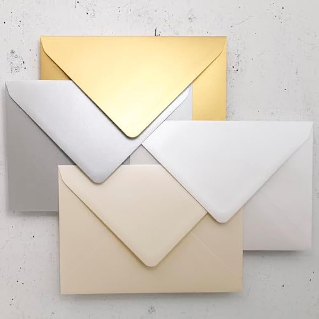 Clairefontaine Pollen Iridescent C5 Envelopes - Cream (Pack of 20)